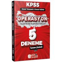 Eğit Akademi KPSS Genel Kültür Genel Yetenek Operasyon 5 Deneme Video Çözümlü
