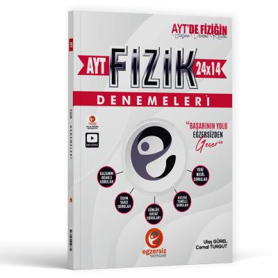 Egzersiz Yayınları AYT Fizik 24 x 14 Denemeleri