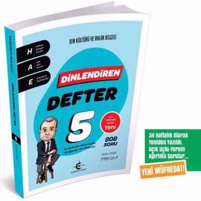 Eker Test 5. Sınıf Din Kültürü ve Ahlak Bilgisi Dinlendiren Defter