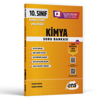 ENS Yayıncılık 10. Sınıf Kimya Etkinlikli Soru Bankası