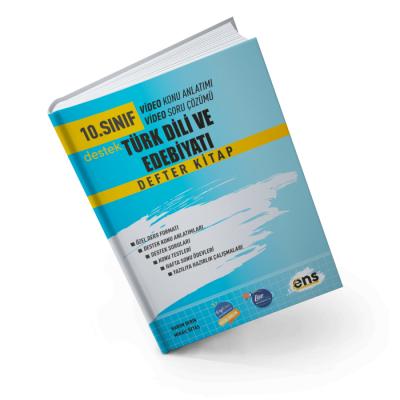 Ens Yayıncılık 10. Sınıf Türk Dili Ve Edebiyatı Defter Kitap