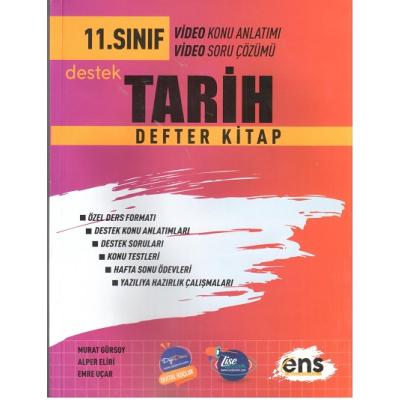 Ens Yayıncılık 11. Sınıf Tarih Defter Kitap