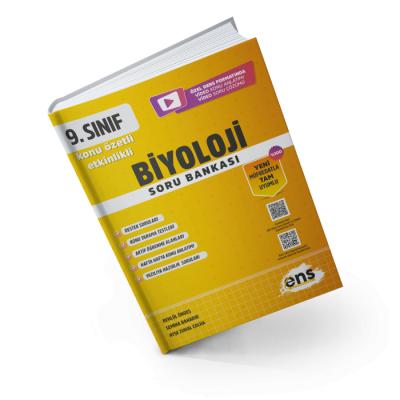 Ens Yayıncılık 9. Sınıf 2025 Biyoloji Etkinlikli Soru Bankası