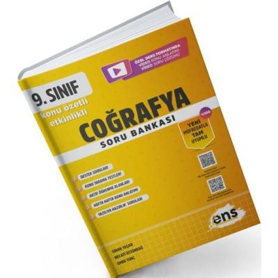 Ens Yayıncılık 9. Sınıf 2025 Coğrafya Etkinlikli Soru Bankası