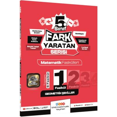 Etkili Matematik Yayınları 5. Sınıf Geometrik Şekiller Fark Yaratan Fasikül 1