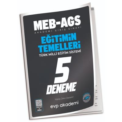 EVP Akademi MEB-AGS Eğitimin Temelleri 5 Deneme Çözümlü