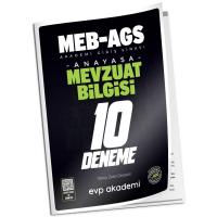 EVP Akademi MEB-AGS Mevzuat Bilgisi 10 Deneme Çözümlü
