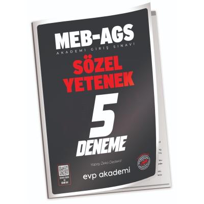 EVP Akademi MEB-AGS Sözel Yetenek 5 Deneme Çözümlü