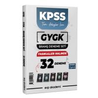 EVP Akademi KPSS Tüm Adaylar İçin 32 Fasikül Deneme Tamamı Çözümlü 