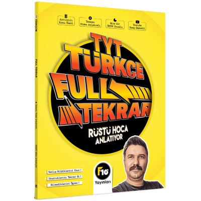 F10 Yayınları Rüştü Hoca Tyt Türkçe Full Tekrar Video Ders Kitabı