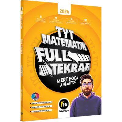 F10 Yayınları TYT Matematik Full Tekrar Video Ders Kitabı