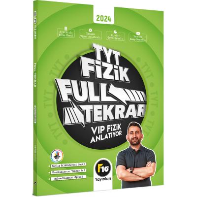 F10 Yayınları 2024 Vi̇p Fizik Tyt Fizik Full Tekrar Video Ders Kitabı 