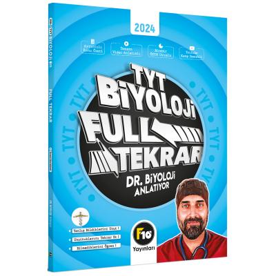 F10 Yayınları 2024 Barış Hoca Dr. Biyoloji Tyt Biyoloji Full Tekrar Video Ders Kitabı 