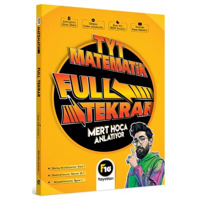 F10 Yayınları Tyt Matematik Full Tekrar Video Ders Kitabı