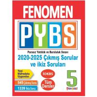 Fenomen Okul Yayınları 5. Sınıf PYBS 2020-2025 Çıkmış Sorular ve İkiz Soruları