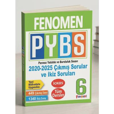 Fenomen Okul Yayınları 6. Sınıf PYBS 2020-2025 Çıkmış Sorular ve İkiz Soruları