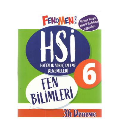 Fenomen Okul Yayınları 6. Sınıf Fen Bilimleri Haftalık Süreç İzleme Denemeleri