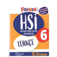 Fenomen Okul Yayınları 6. Sınıf Türkçe Haftalık Süreç İzleme Denemeleri