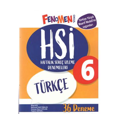 Fenomen Okul Yayınları 6. Sınıf Türkçe Haftalık Süreç İzleme Denemeleri
