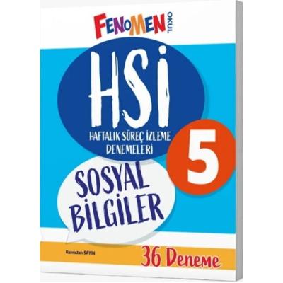 Fenomen Okul Yayınları 5. Sınıf Sosyal Bilgiler Haftalık Süreç İzleme Denemeleri