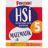 Fenomen Okul Yayınları 5. Sınıf Matematik Haftalık Süreç İzleme Denemeleri