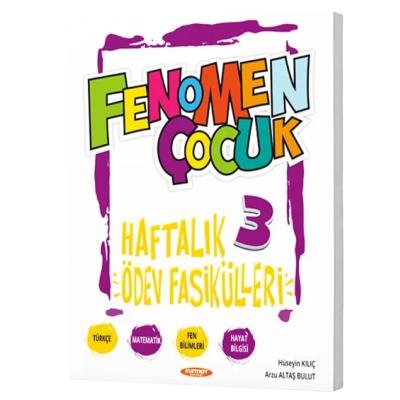 Fenomen Okul Yayınları 3. Sınıf Haftalık Ödev Fasikülleri