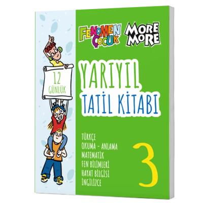 Fenomen Okul Yayınları 3. Sınıf Yarıyıl Tatil Kitabı