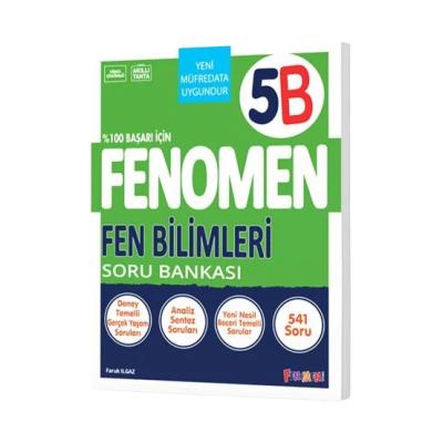 Fenomen Okul Yayınları 5. Sınıf Fen Bilimleri B Soru Bankası
