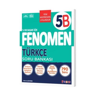 Fenomen Okul Yayınları 5. Sınıf Türkçe B Soru Bankası