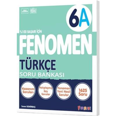 Fenomen Okul Yayınları 6. Sınıf Türkçe A Soru Bankası