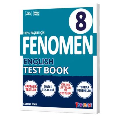 Fenomen Okul Yayınları Lgs 8. Sınıf English Test Book