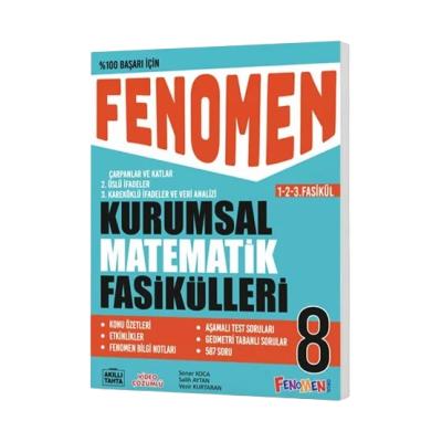 Fenomen Okul Yayınları LGS 8. Sınıf  Kurumsal Matematik Fasikülleri