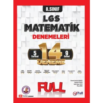 Full Matematik LGS 8. Sınıf  Matematik 14 Branş Denemeleri