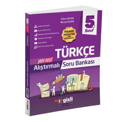 Gizli Yayınları 5. Sınıf Türkçe Alıştırmalı Soru Bankası