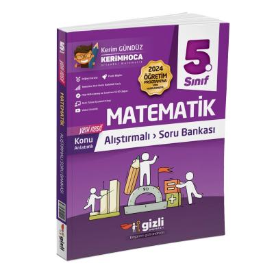 Gizli Yayınları 5. Sınıf Matematik Alıştırmalı Soru Bankası