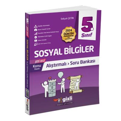 Gizli Yayınları 5. Sınıf Sosyal Bilgiler Alıştırmalı Soru Bankası