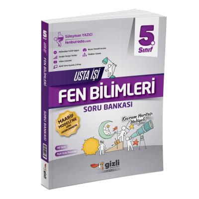 Gizli Yayınları 5. Sınıf Fen Bilimleri Usta İşi Soru Bankası Kavram Haritası Hediyeli