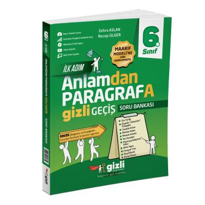 Gizli Yayınları 6. Sınıf Anlamdan Paragrafa Gizli Geçiş 