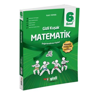 Gizli Yayınları 6. Sınıf Matematik Gizli Kuşak Değerlendirme Föyleri