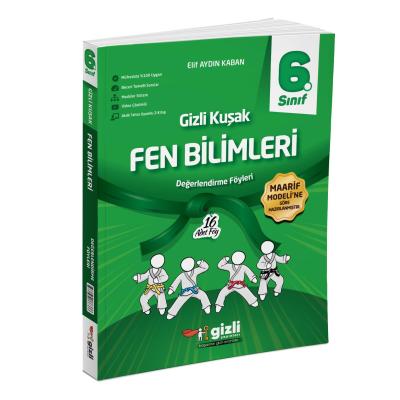 Gizli Yayınları 6. Sınıf Fen Bilimleri Gizli Kuşak Değerlendirme Föyleri