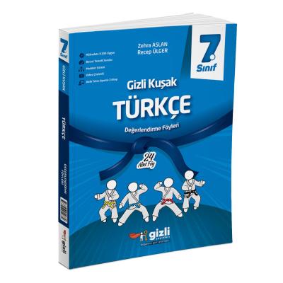 Gizli Yayınları 7. Sınıf Türkçe Gizli Kuşak Değerlendirme Föyleri