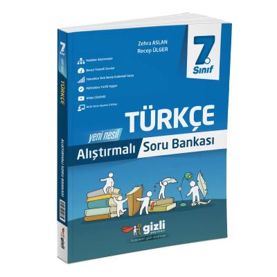 Gizli Yayınları 7. Sınıf Türkçe Alıştırmalı Soru Bankası