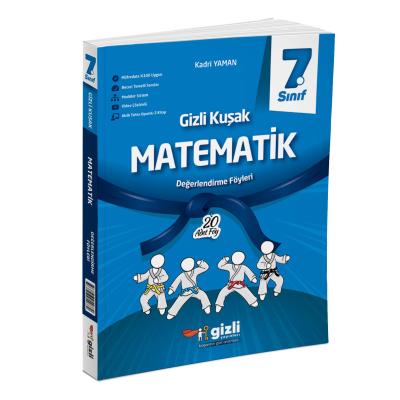 Gizli Yayınları 7. Sınıf Matematik Gizli Kuşak Değerlendirme Föyleri