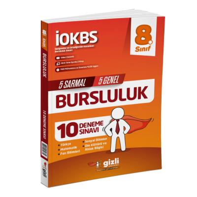 Gizli Yayınları LGS 8. Sınıf İOKBS Bursluluk 10 Deneme Sınavı