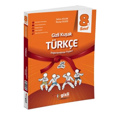 Gizli Yayınları LGS 8. Sınıf Türkçe Gizli Kuşak Değerlendirme Föyleri