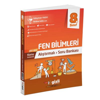 Gizli Yayınları LGS 8. Sınıf Fen Bilimleri Konu Anlatımlı Alıştırmalı Soru Bankası