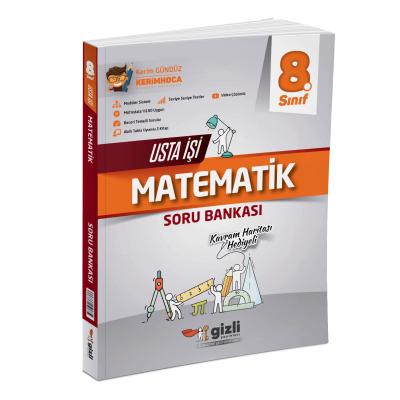 Gizli Yayınları LGS 8. Sınıf Matematik Usta İşi Soru Bankası Kavram Haritası Hediyeli