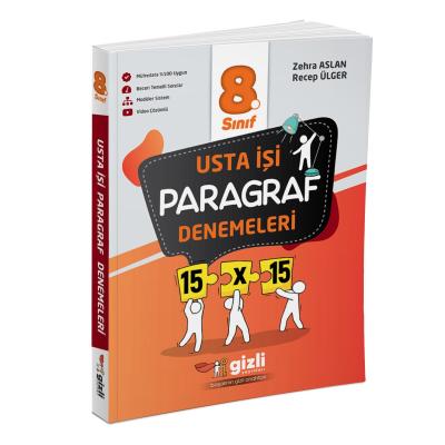 Gizli Yayınları LGS 8. Sınıf  Usta İşi Paragraf Denemeleri
