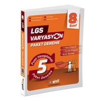 Gizli Yayınları LGS 8. Sınıf VARYASYON 5 Paket Deneme 