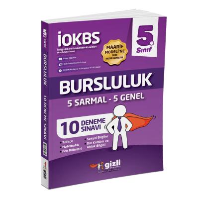 Gizli Yayınları 5. Sınıf İOKBS Bursluluk 10 Deneme Sınavı